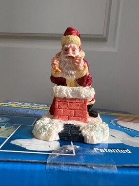 Small Santa Figurine in Red and White